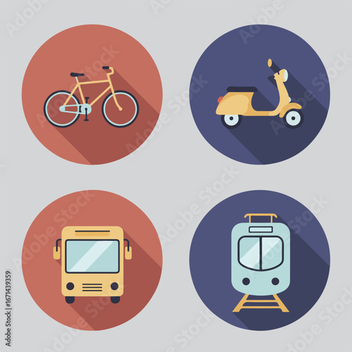 Vector transport icons (1)