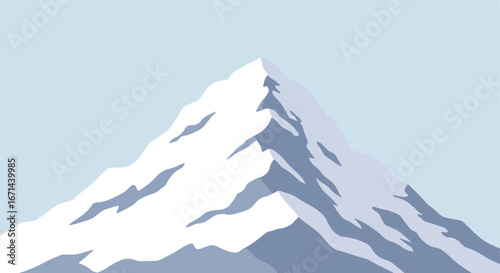 Snowy mountain peak (1)