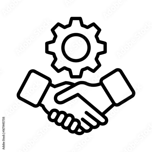 Relationship Icon Vector Illustration Line Version