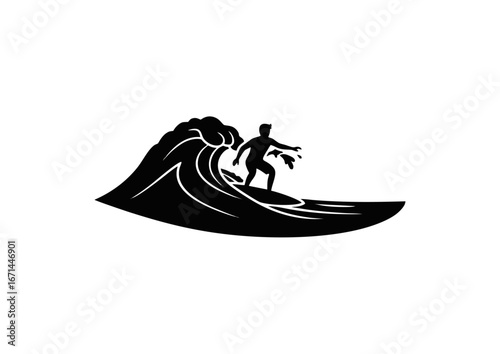 icon of a person surfing on Great Lakes