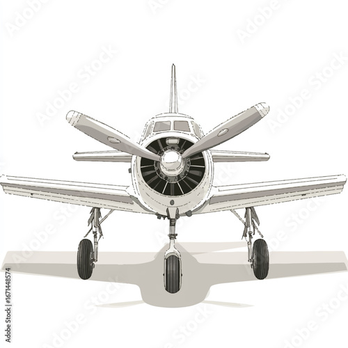 a propeller plane