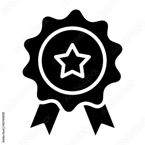 Excellence Medal Icon Element For Design