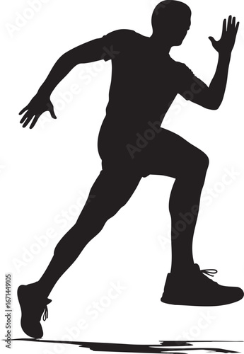 Silhouette of a female archer aiming a bow and arrow with precision and focus during a sporting event or practice session
