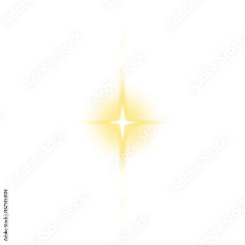 Lens flare in sunlight creates realistic reflections and glowing edges, enhancing any composition with natural light. Isolated on a transparent background. Great for overlays.
