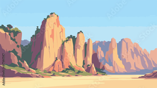 Scenic Rocky Cliffs by the Sea