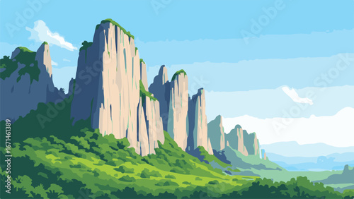 Scenic Rocky Cliffs by the Sea