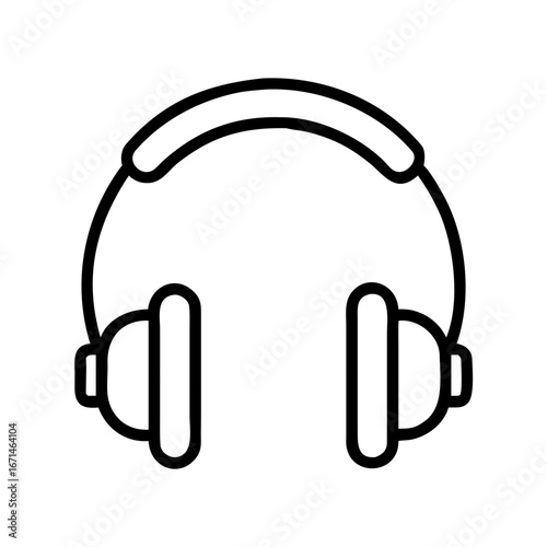 Graduation cap icon in minimalist line art style  
