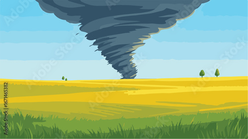 Tornado over Field