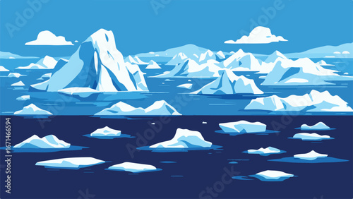 iceberg in the ocean