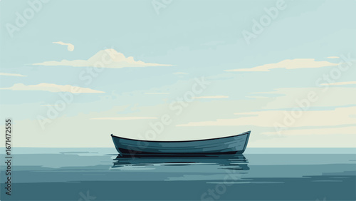 boat on the sea