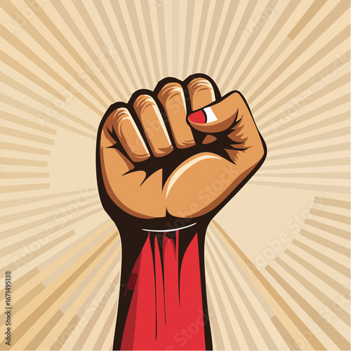 Empowering Fist A Symbol of Strength and Unity