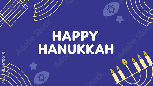 Celebrate Hanukkah with festive menorah and Star of David designs, spreading joy and tradition.