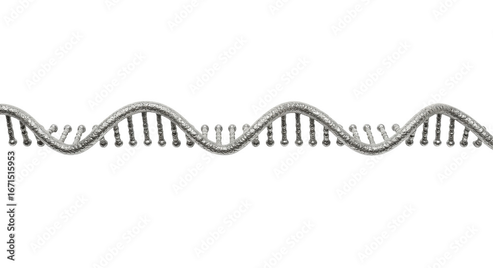 Fototapeta premium Abstract wave pattern with intricate details, suitable for modern design projects, isolated on white background