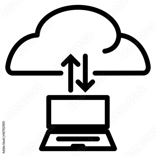 Cloud Data Transfer to Laptop