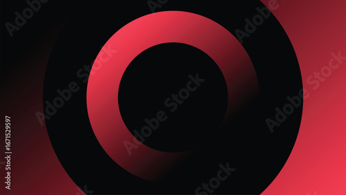 red circles on black background