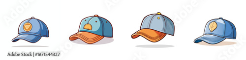 cap vector pack in contemporary style with balanced composition.