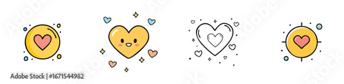sentimental vector pack in contemporary style with balanced composition.