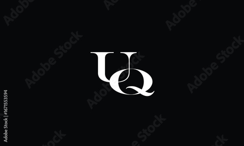 UQ,QU,U,Q,Q,U abstract, letters, logo, monogram, style, symbols, ambitions, icons, 
