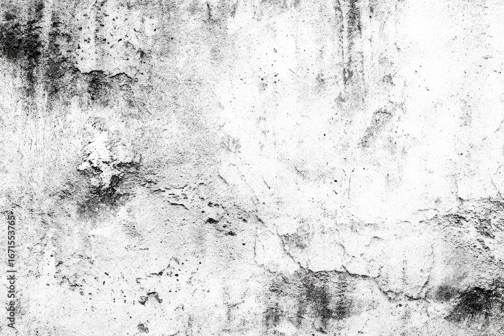 Fototapeta premium Grunge, textured, gray-white wall surface