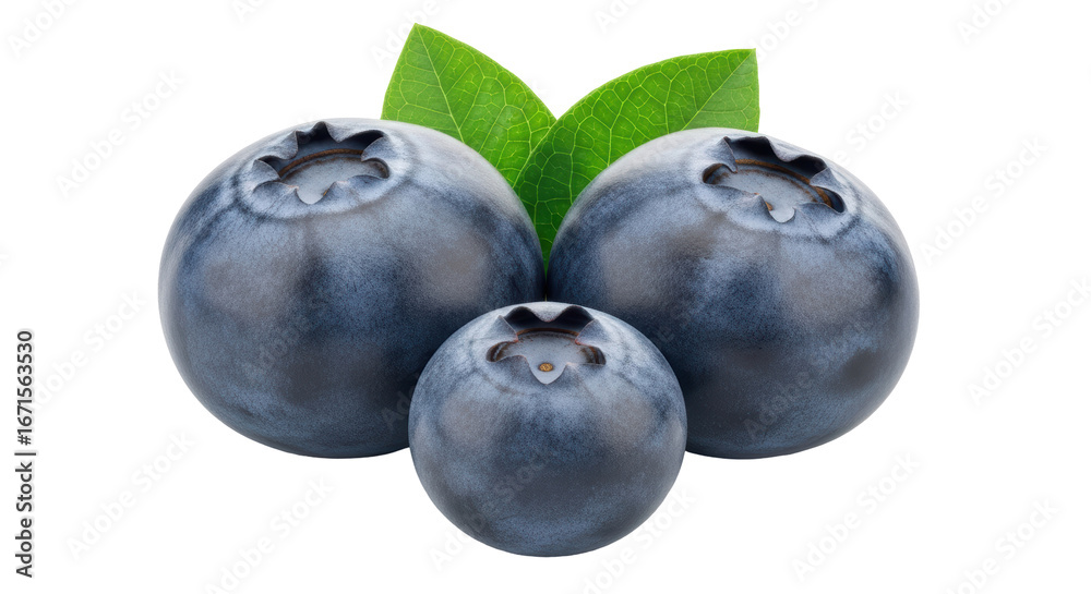 Obraz premium Isolated Blueberries