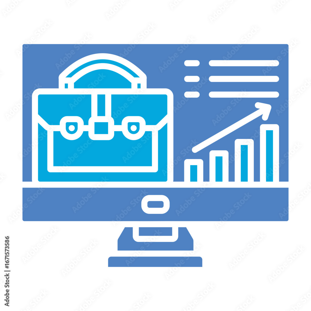 Obraz premium Chart Icon