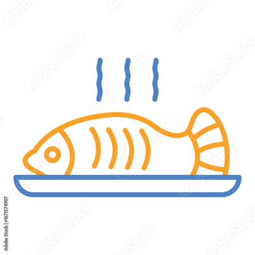 Grilled fish Icon