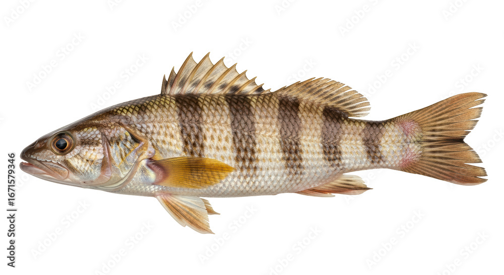 Fototapeta premium Isolated Striped Fish