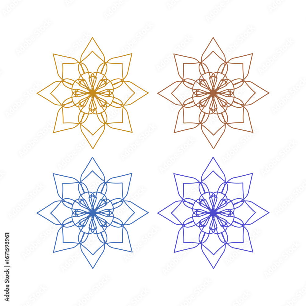 Fototapeta premium Natural Ayurveda Massage Spa Resort Logo Sign Symbol 