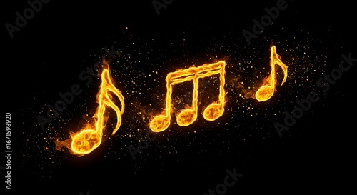 Passionate Melody of Flaming Notes