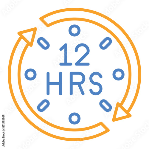 12 hours Icon