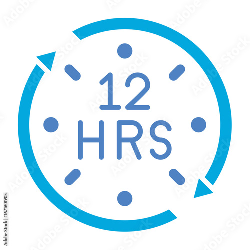 12 hours Icon
