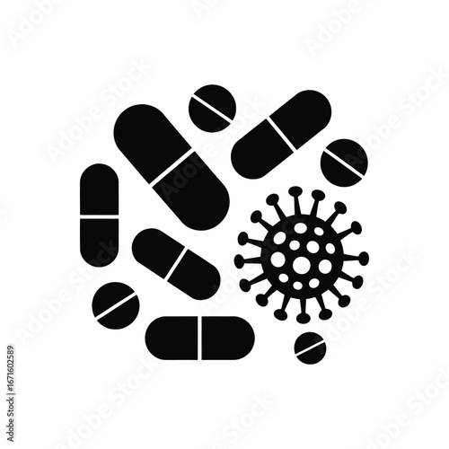 Medical research and treatment of viral infections with pills and capsules