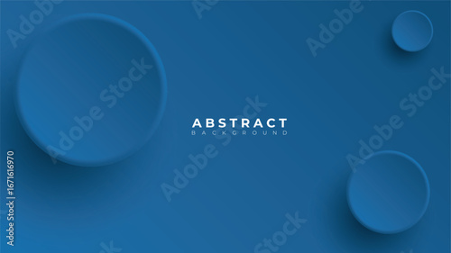 Modern neumorphism abstract background. Gradient background with neumorphism circles. Minimal abstract clean paper 3d design template. Circular neumorphic frame banner. Realistic paper surface. Vector