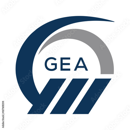 GEA Modern Company logo. GEA Abstract Company logo design for entrepreneur and business. GEA best icon Template.
