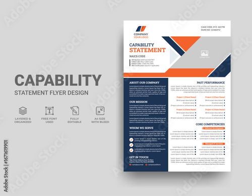 Capability Statement Template Design