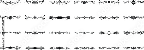 Vector art of an arrangement of intricate, stylized script characters, possibly from an ancient or fictional language, on a transparent background