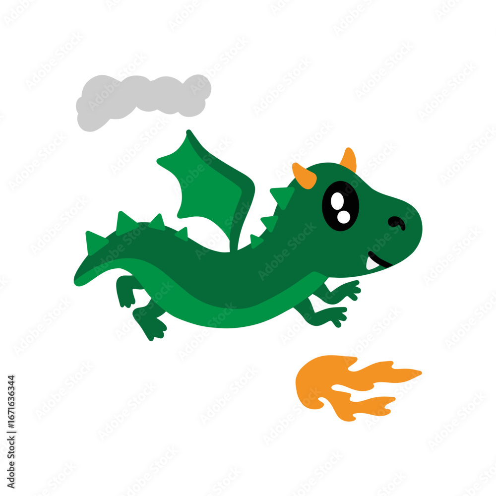 Obraz premium cartoon, animal, green, vector, dragon, crocodile, dinosaur, illustration, frog, cute, reptile, fun, monster, alligator, nature, lizard, isolated, happy, art, character, wildlife, drawing, amphibian,