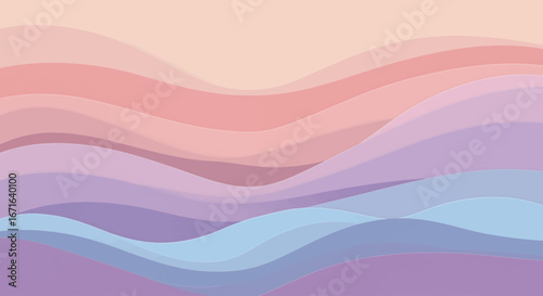 Pastel Wave Abstract Background