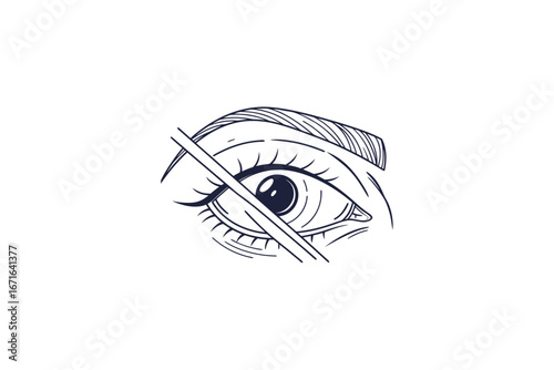 ui icon eye view eye hidden slash secure privacy control
