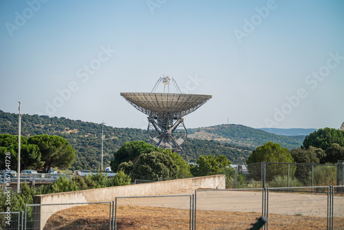 Fototapeta Naklejka Na Ścianę i Meble -  NASA DSN Satellite Dishes in Madrid, Spain