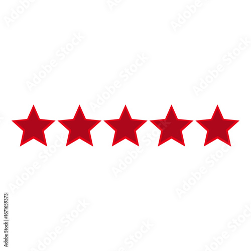 Star rating design 5 star product rating review