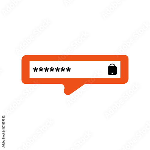 Computer security with login and password padlock