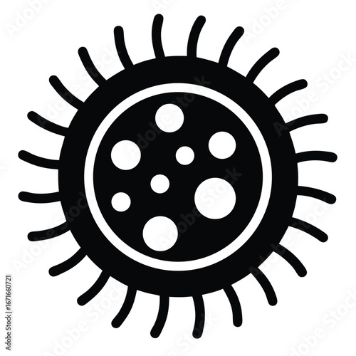 microoganism vector icon