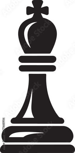 Chess bishop icon symbol vector