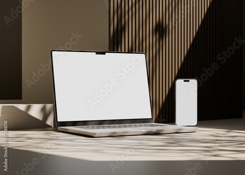 Responsive Web Design and website Mockup, Devices Mock up, Smartphone desktop tablet laptop template Mockup