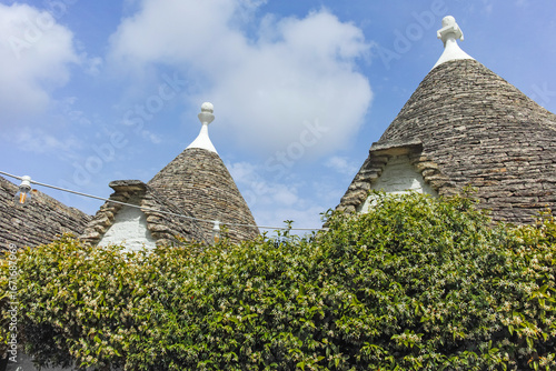 The Old town of Alberobello, Italy