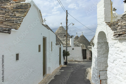 The Old town of Alberobello, Italy