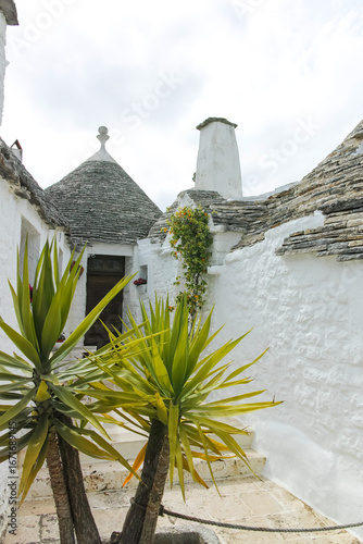 The Old town of Alberobello, Italy