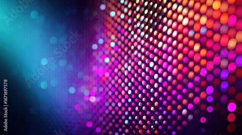 Wallpaper Mural Vibrant abstract background featuring colorful dots creating a dynamic visual effect Torontodigital.ca