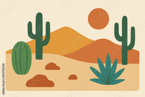 cactus in the desert